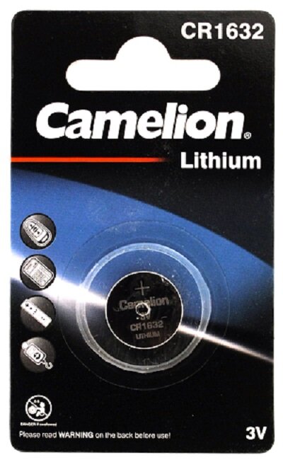 Батарейка CR1632 CAMELION 3V литиевая / lithium