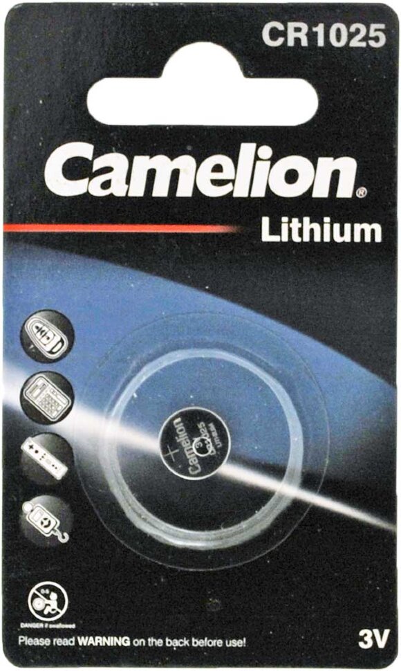 Батарейка CR1025 CAMELION 3V литиевая  