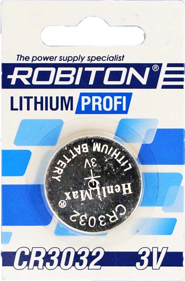 Батарейка CR3032 ROBITON 3V литиевая   