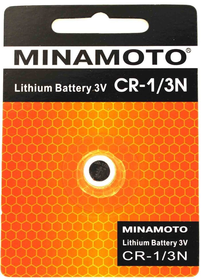 Батарейка CR1/3N MINAMOTO 3V / CR11180 / 2L76 / K58L ​для вебасто 