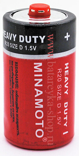 Батарейка R20 MINAMOTO ( D, 373 ) 1.5V солевая 